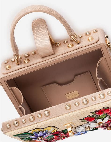 Dolce Box Bag with Embroidery 